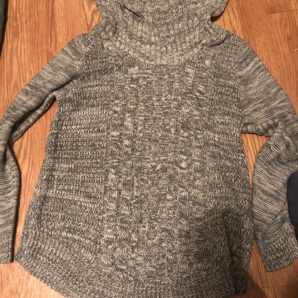 Cowl Gray Sweater - Picture 2 of 4